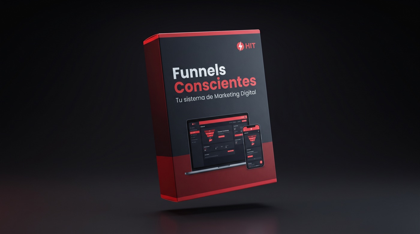 Mockup: Funnels Conscientes — Tu sistema de Marketing Digital